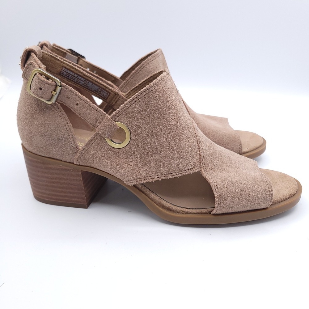 Koolaburra By UGG Kaiah Sandals Women's Size 7 Tan Ortholite Block Heel Open Toe